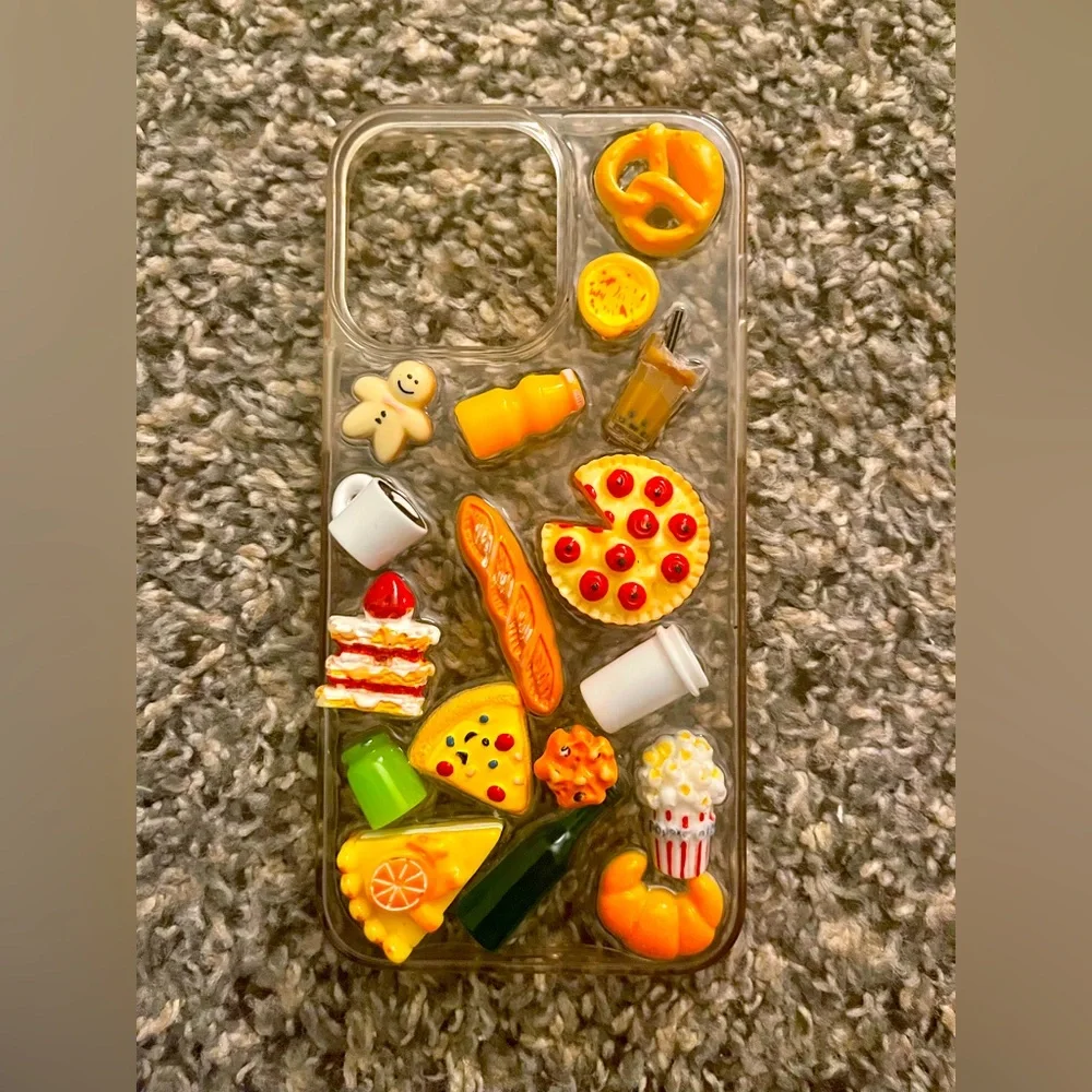 iPhone 12 Pro 3D food clear case